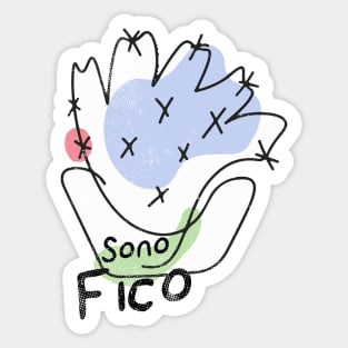 SALENTOmadness "Sono Fico" - I am Cool Sticker